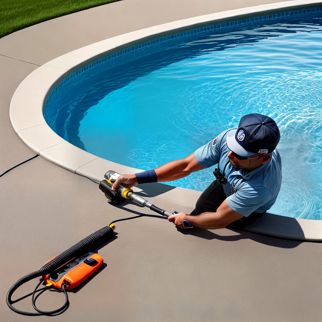 tecnico piscina ferramenta vazamento