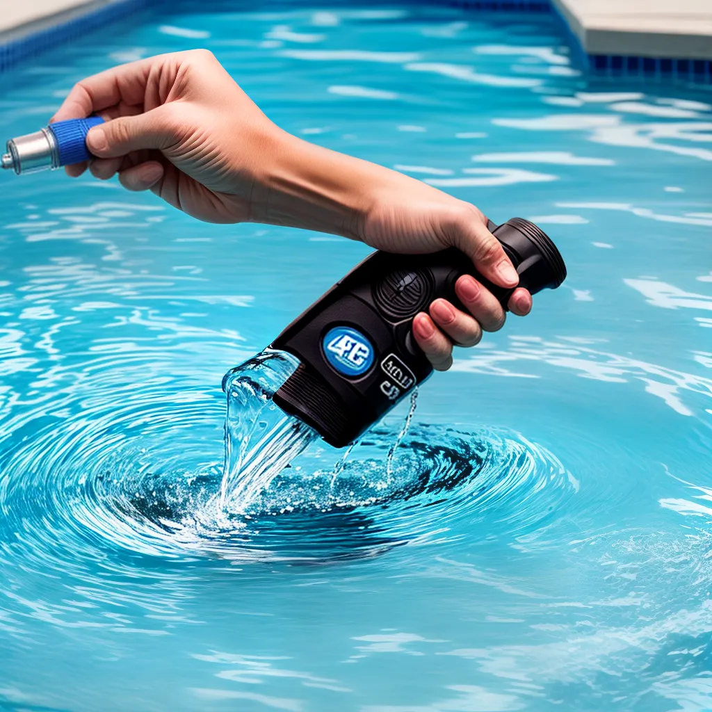 inspecao vazamento piscina gotas agua