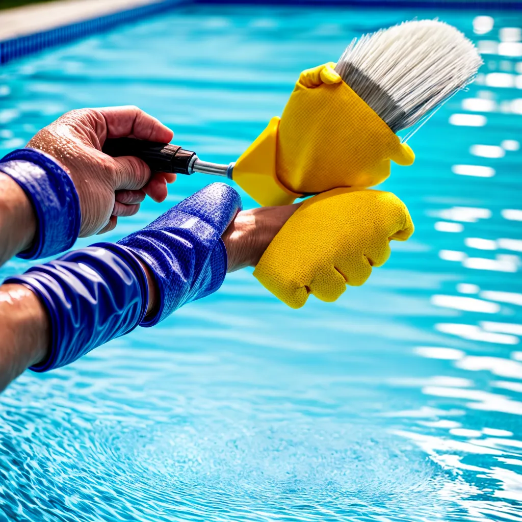 limpeza piscina tiles brush cristal
