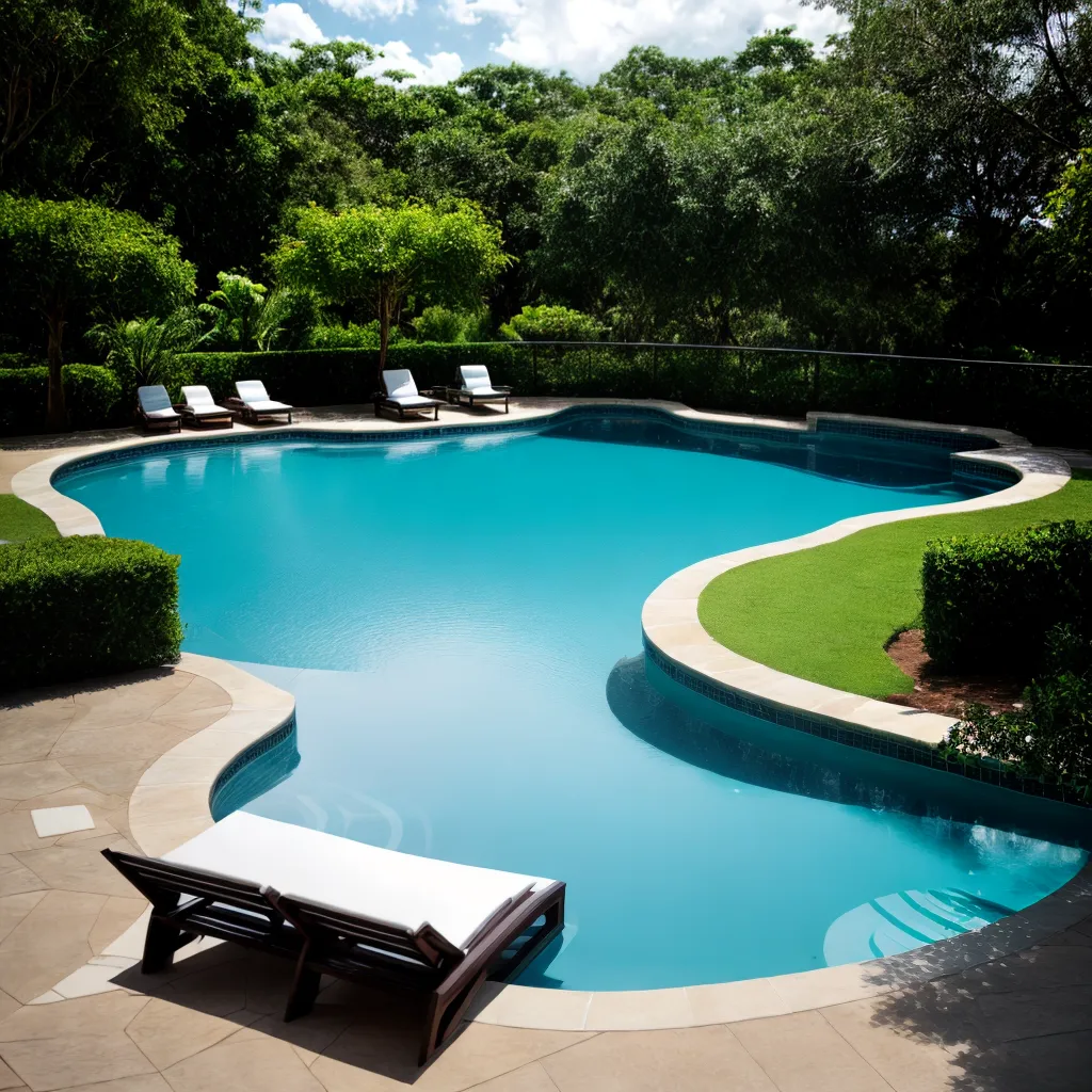piscina natureza cobertura segura