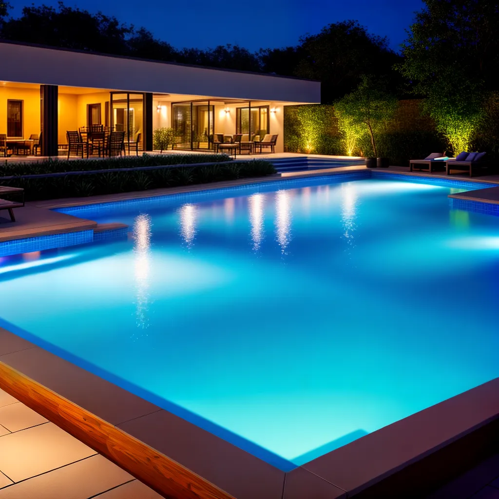 Cuidados e manutenção de sistemas de iluminação de piscinas