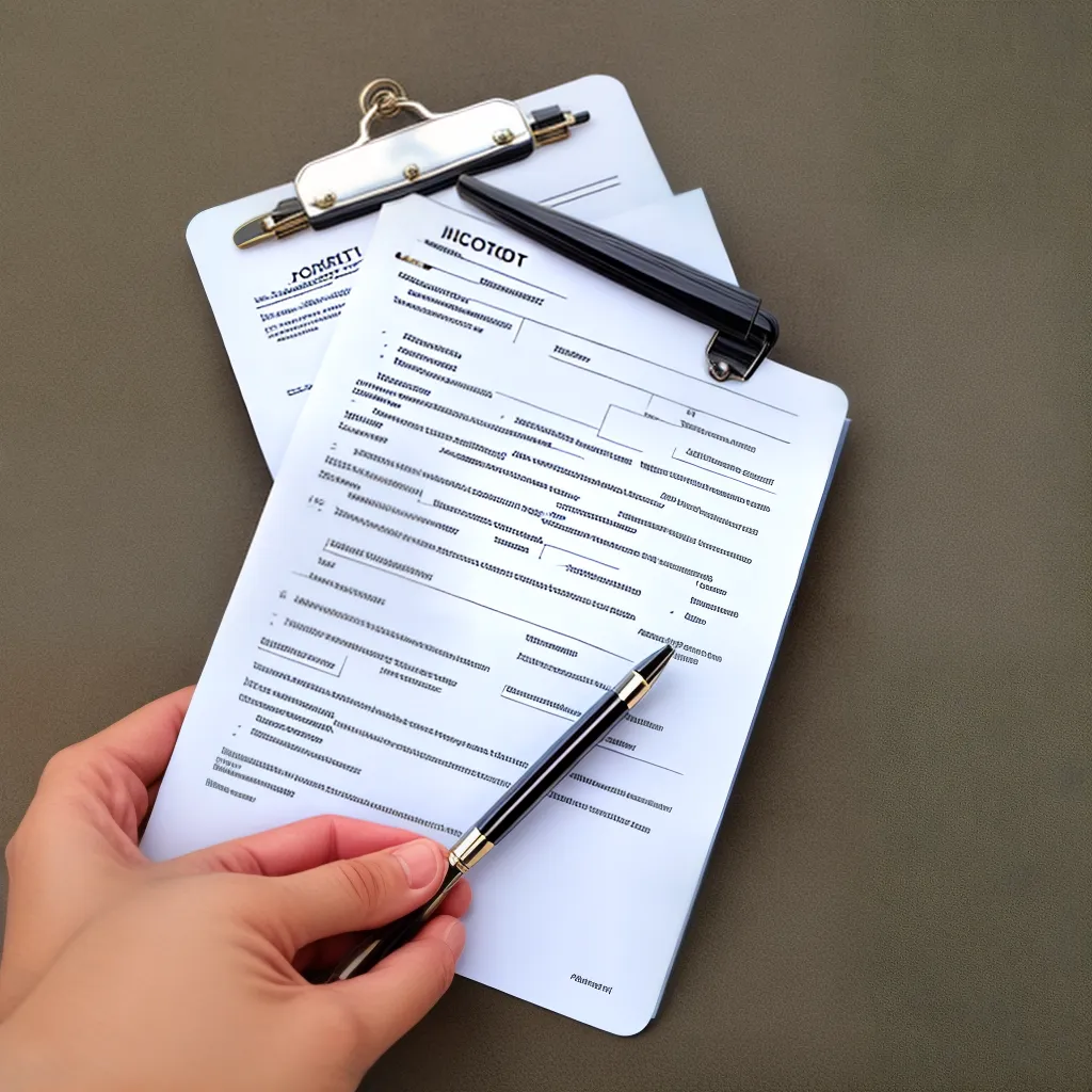 checklist inspecao propriedade mao caneta
