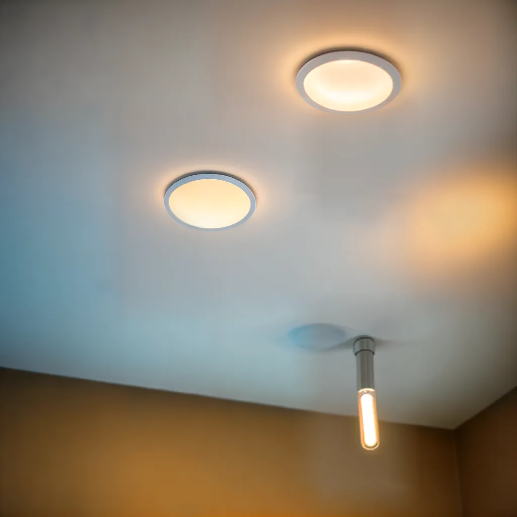 sala iluminada led eficiente 1