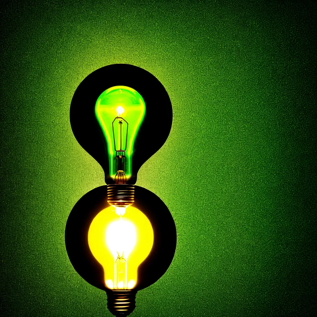 terra verde lampada energia conservacao