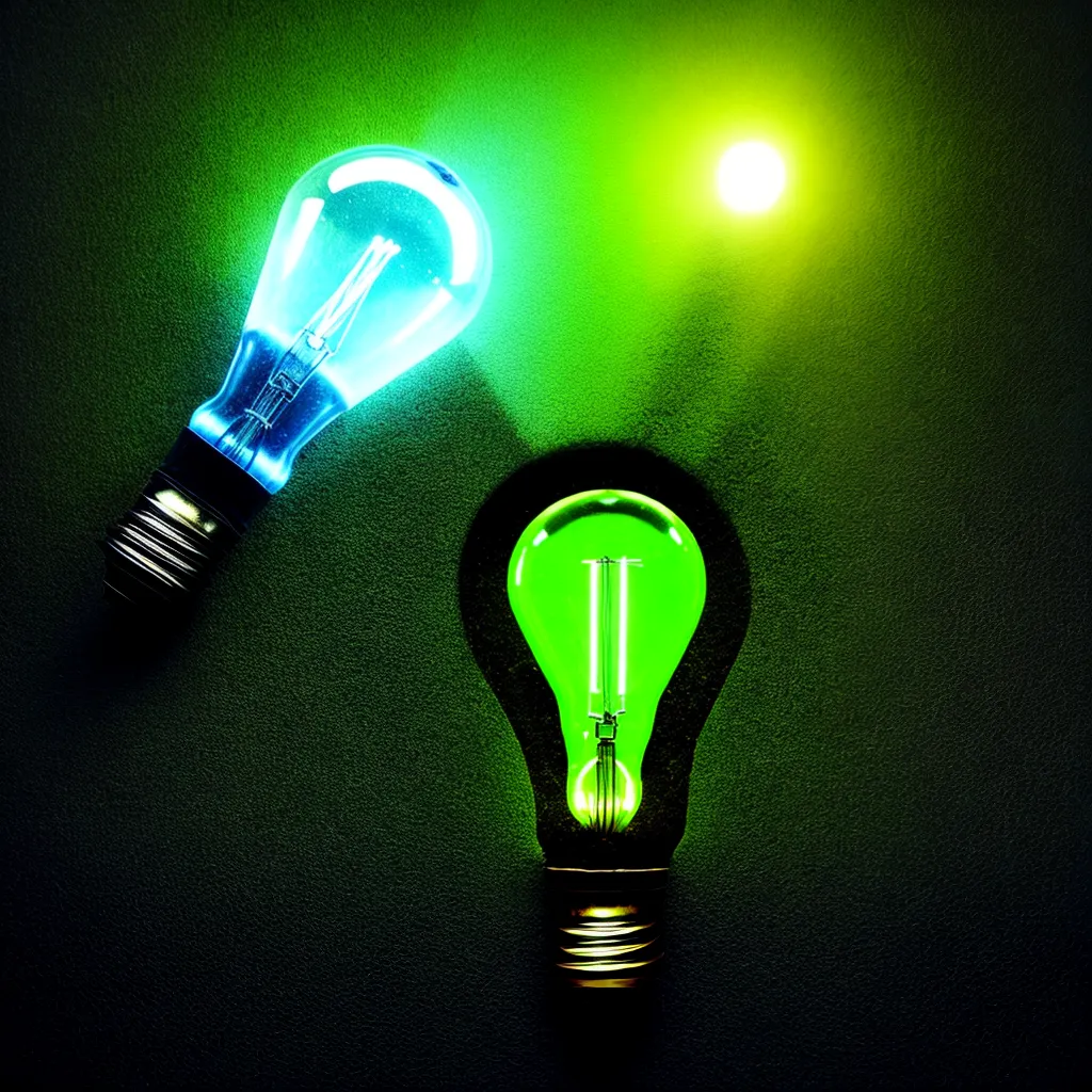 terra verde bulbo luz conservacao energia
