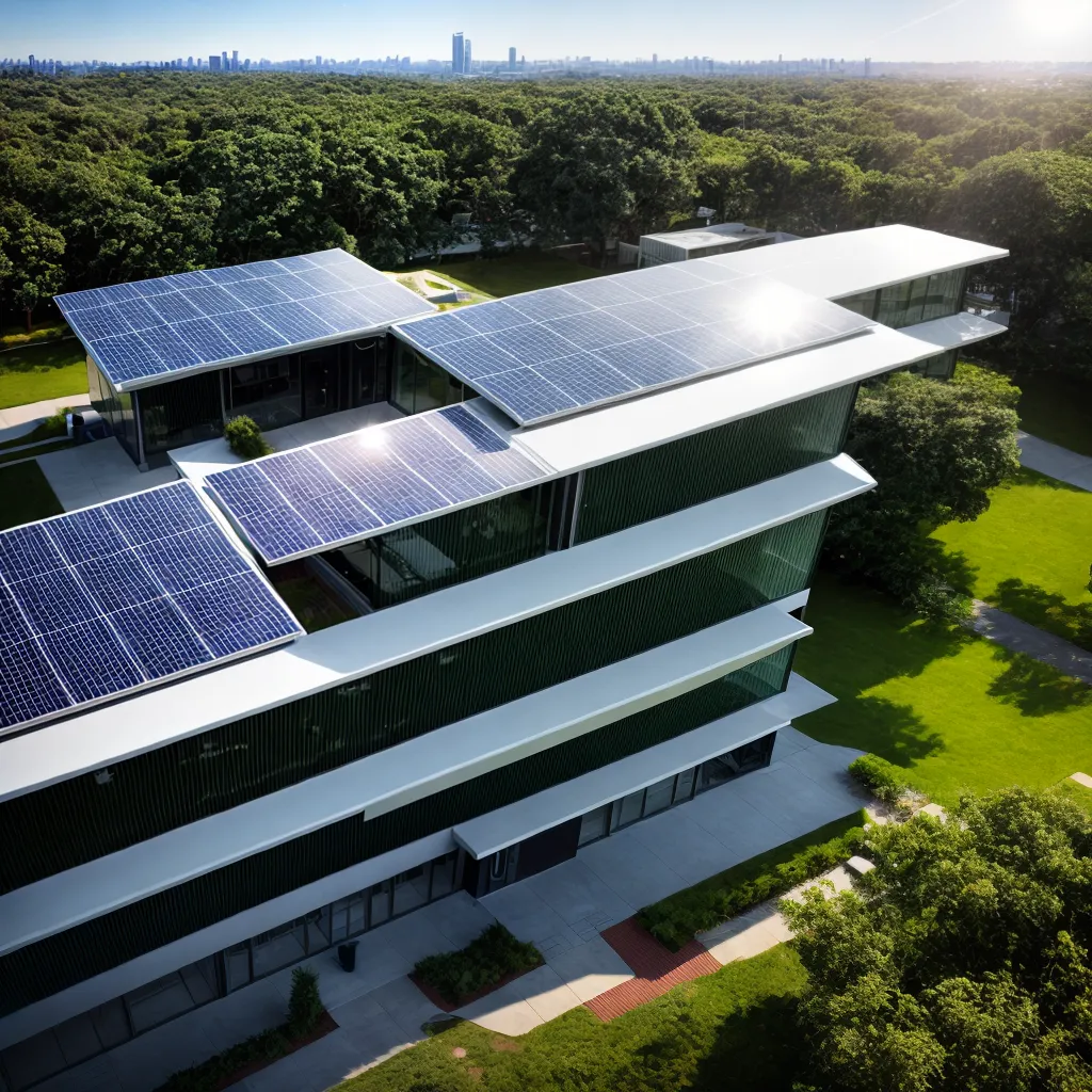 predio escritorio solar verde energia