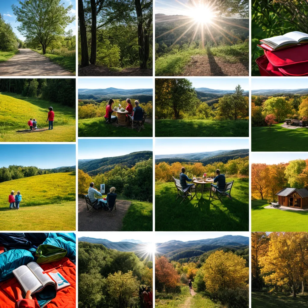 colagem quatro estacoes janelas picnic folhas inverno