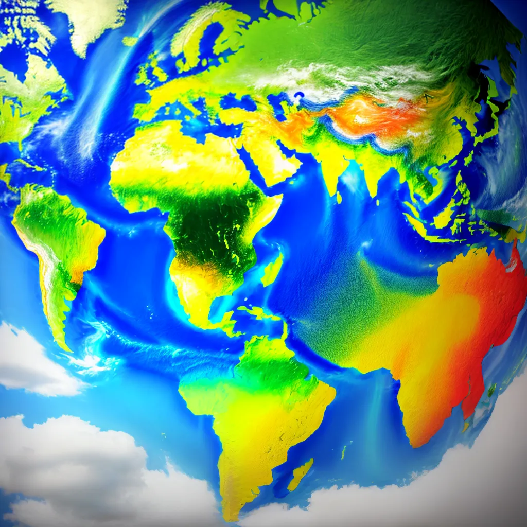 mapa mundo verde icones energia economia