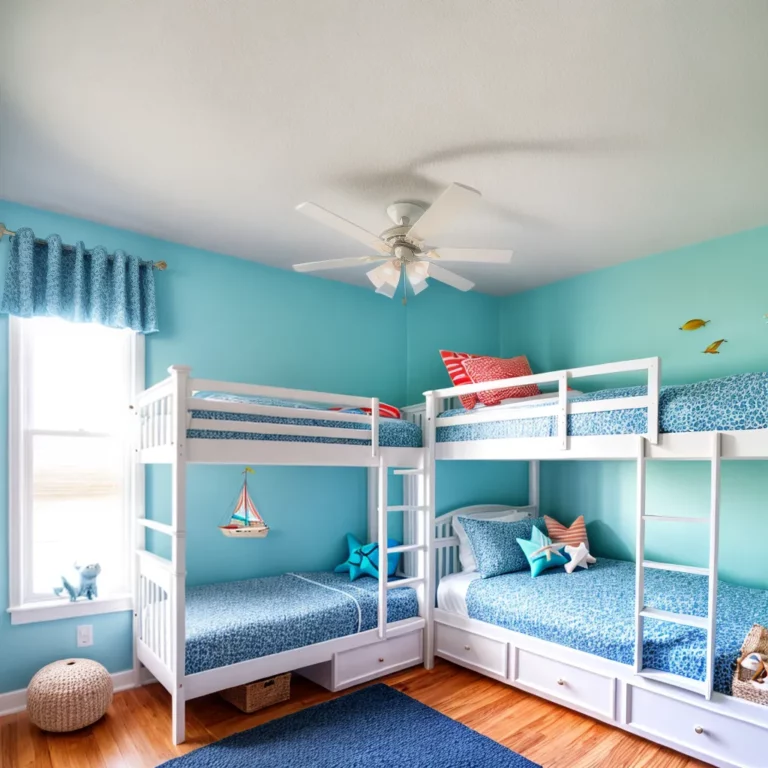 Decoração de casas na praia: ideias para um quarto temático para crianças