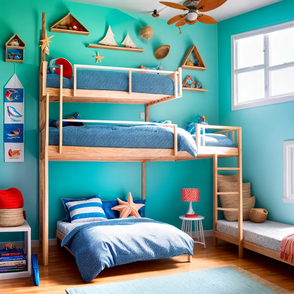 quarto infantil praia divertido