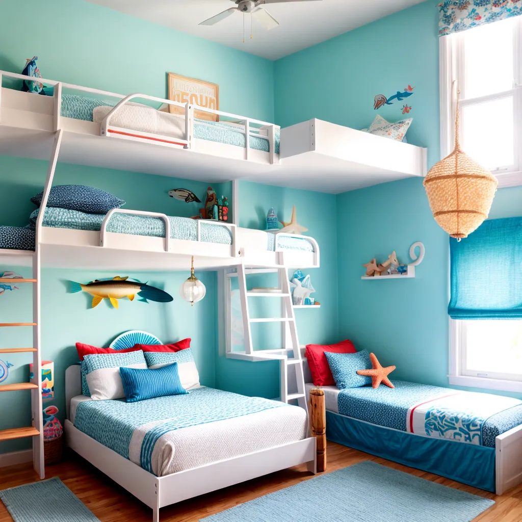 quarto infantil praia beliche nautico
