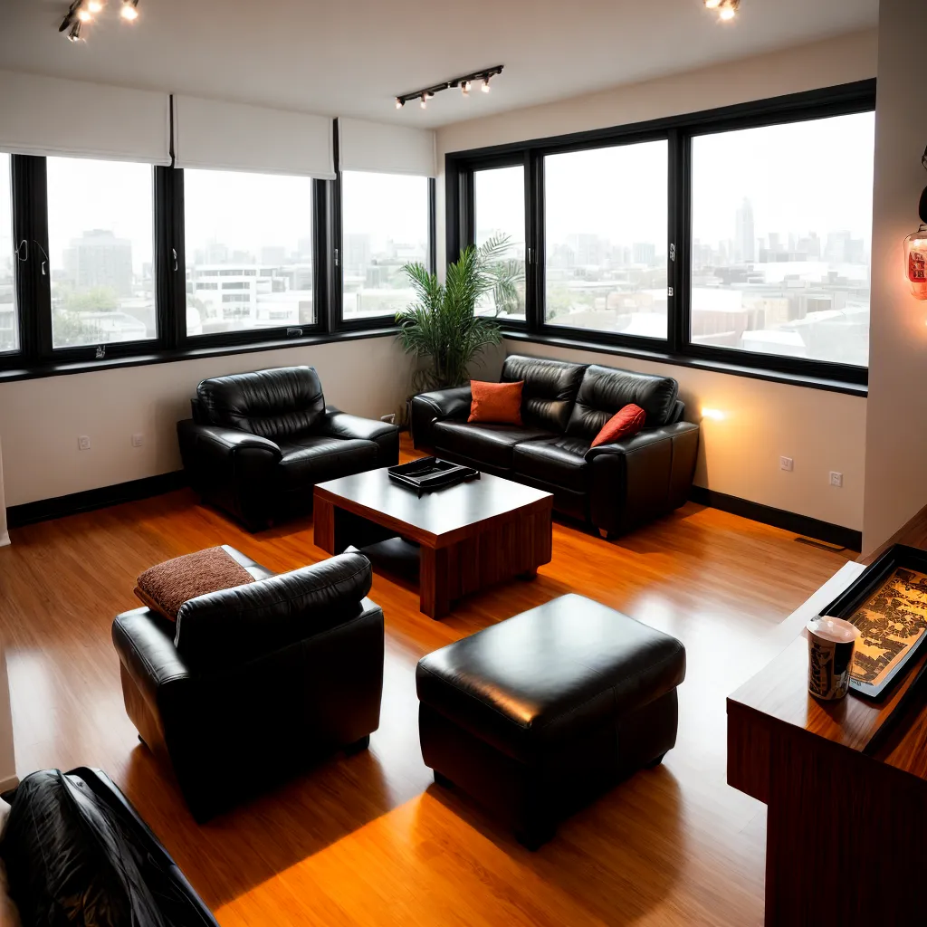 estudio tatuagem iluminado decoracao moderna