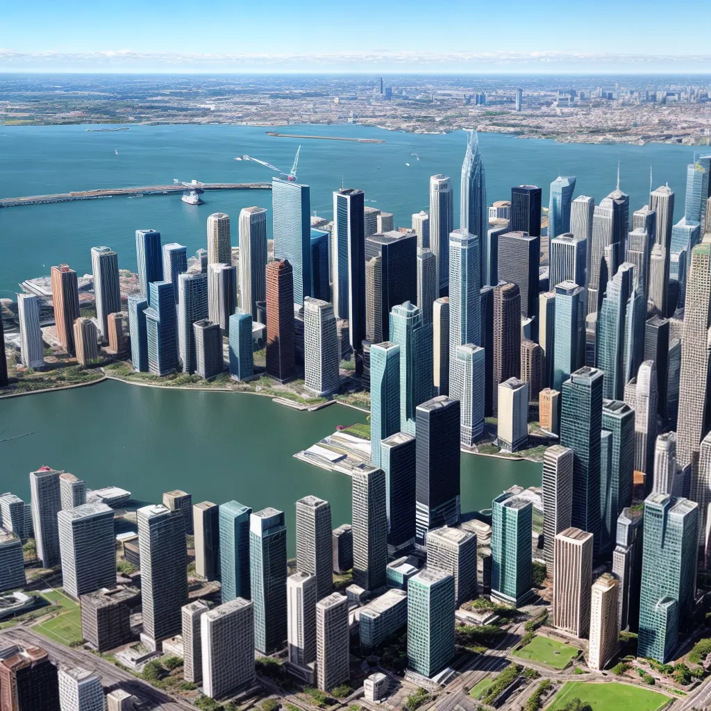 skyline moderno crescimento imobiliario