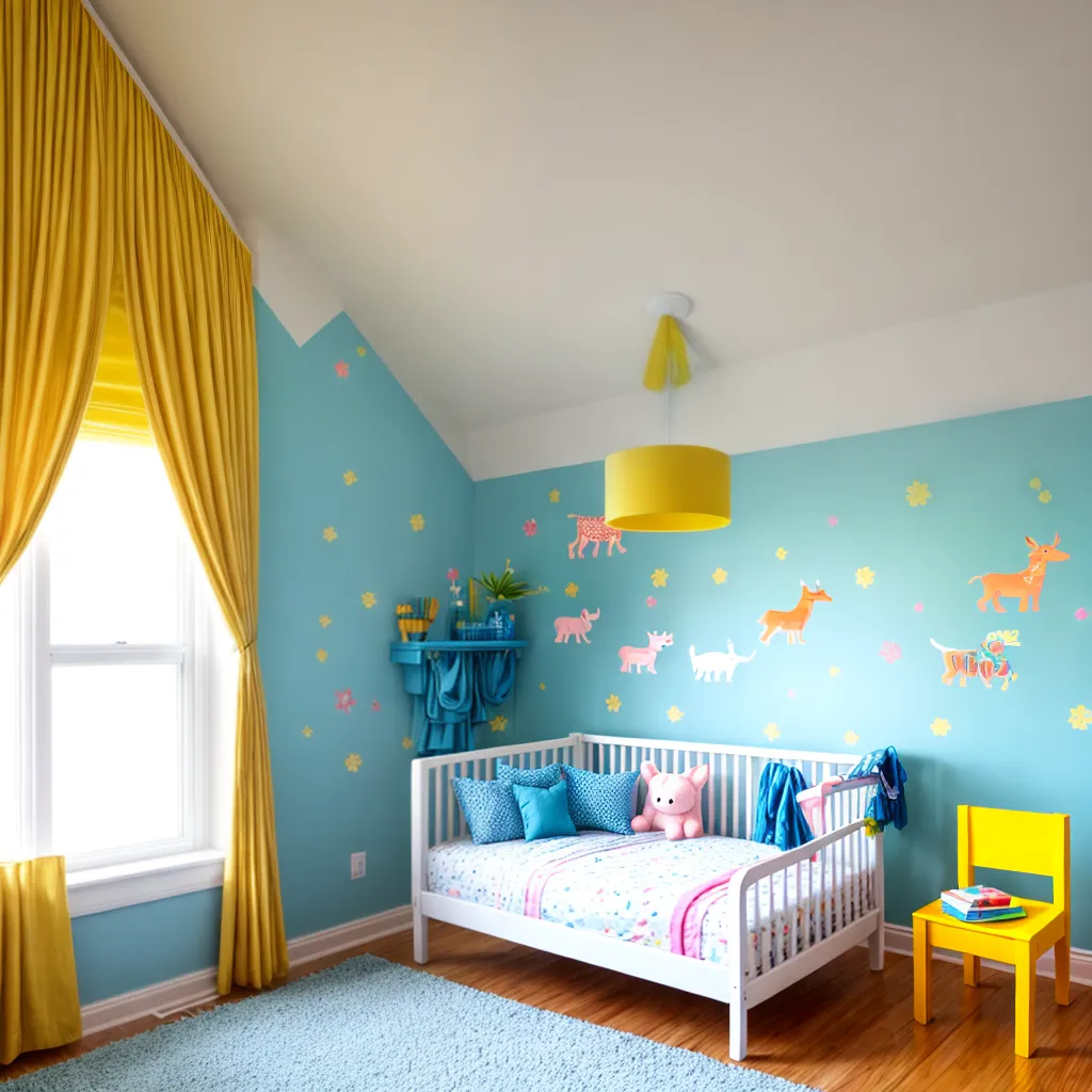 papel de parede animais colorido infantil