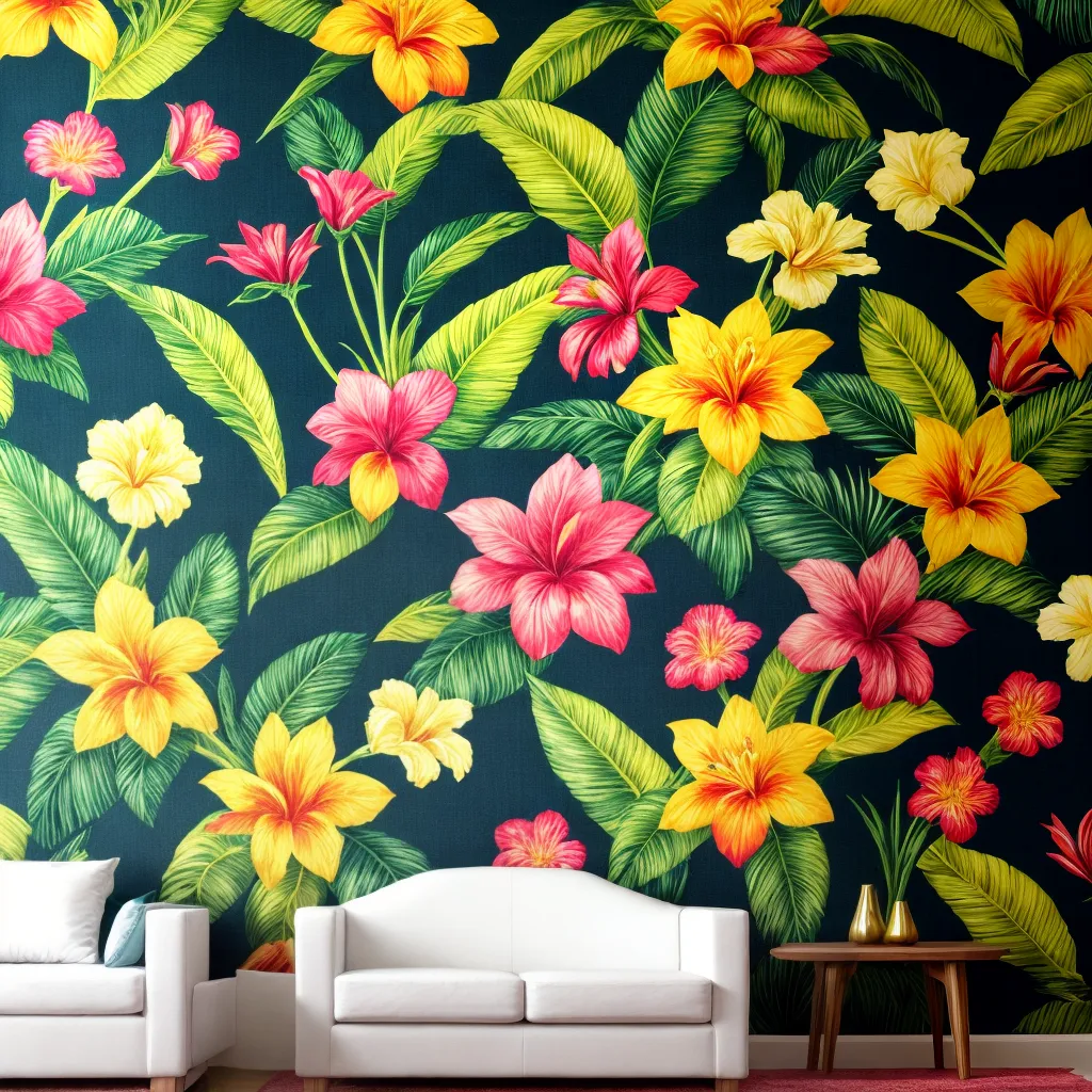 papel de parede tropical verao