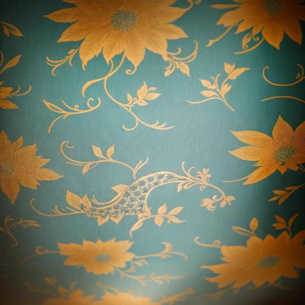 papel de parede teto design intrincado