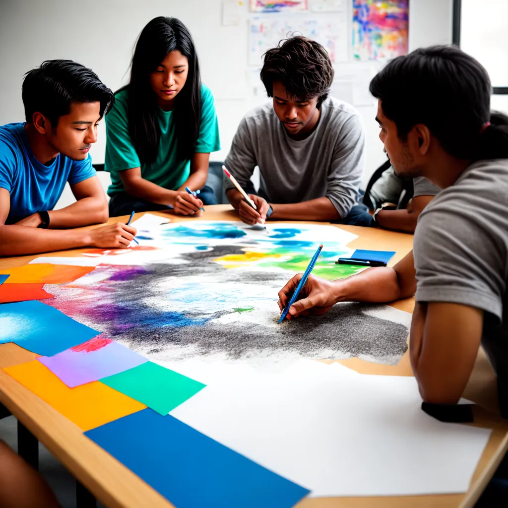 artistas brainstorm nome coletivo criatividade