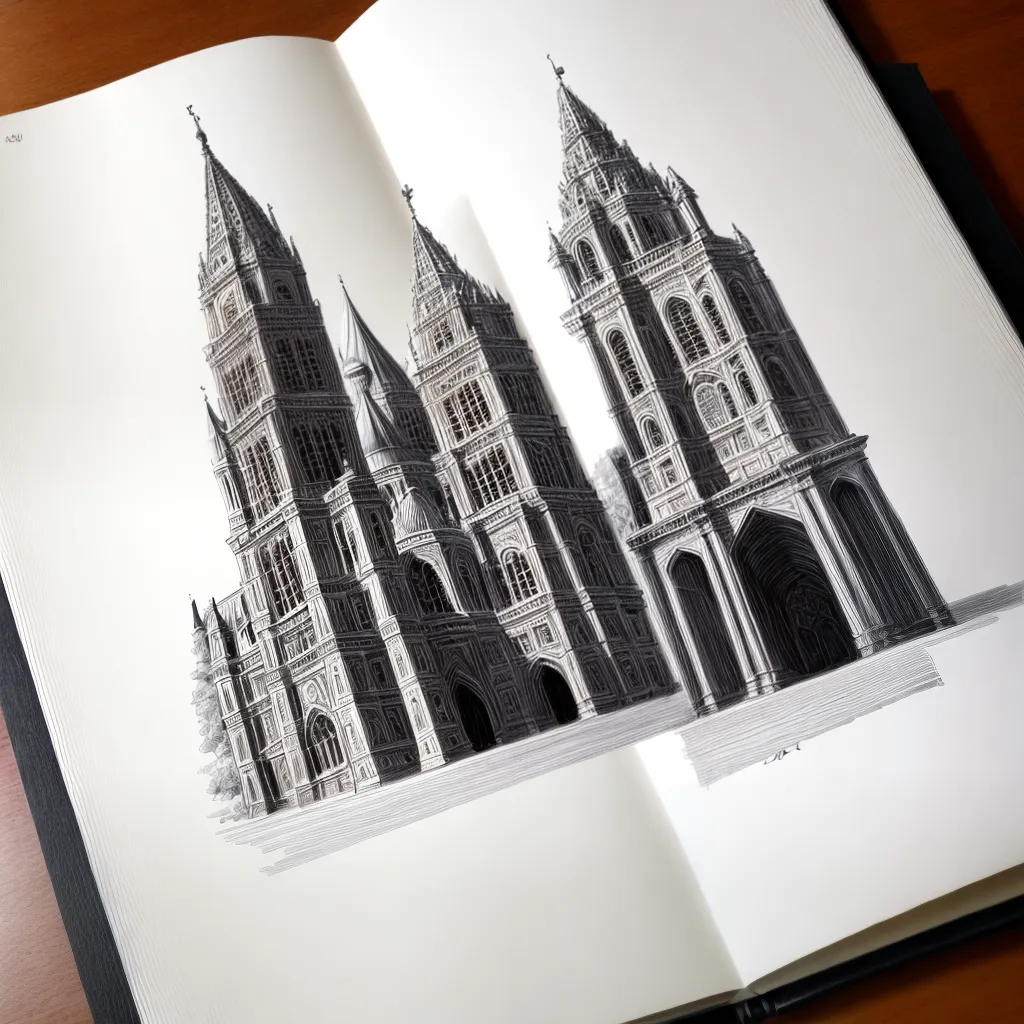 sketchbook arquitetura desenhos nomes