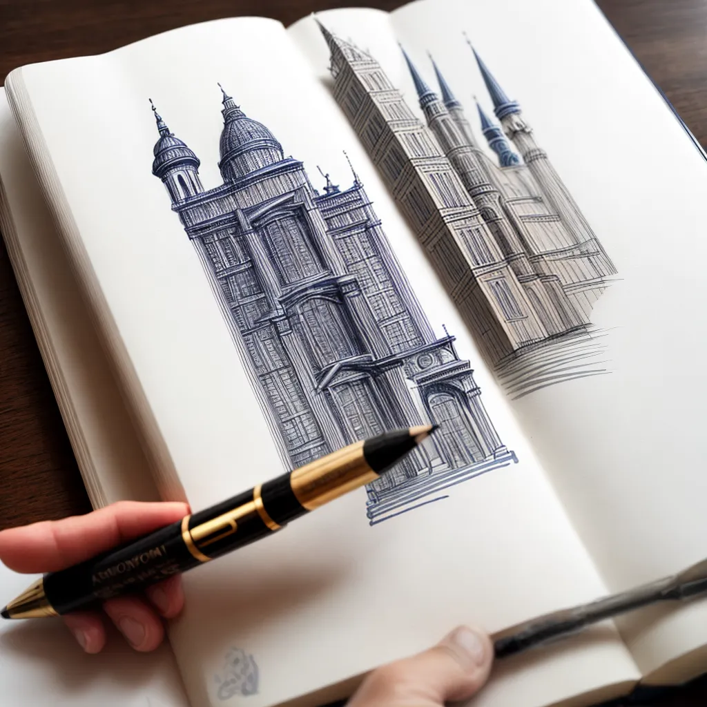 sketchbook arquitetura desenhos nome projeto