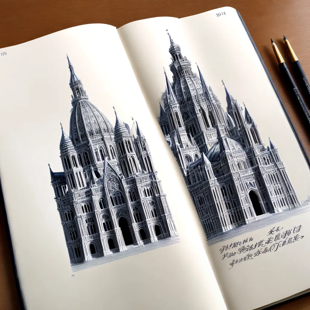 sketchbook arquitetura desenhos nomes 1