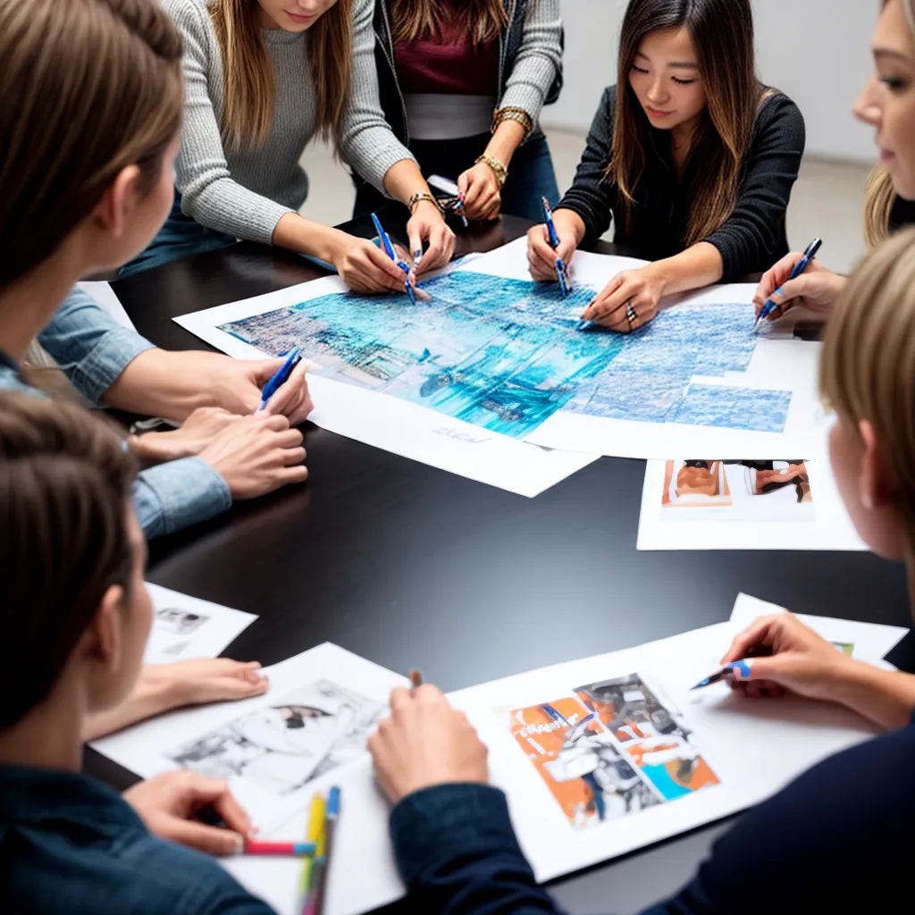 designers brainstorming nome desfile moda