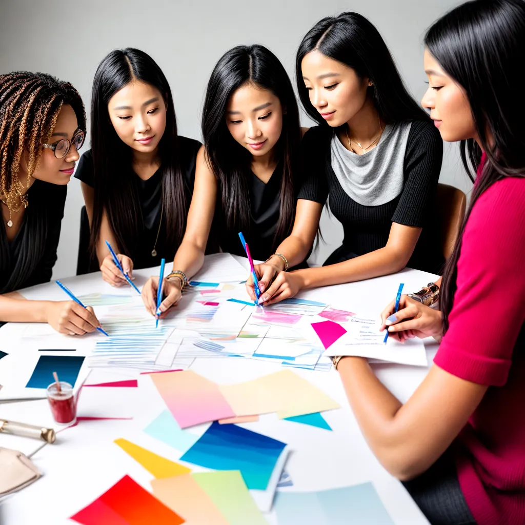 designers brainstorming moda ideias