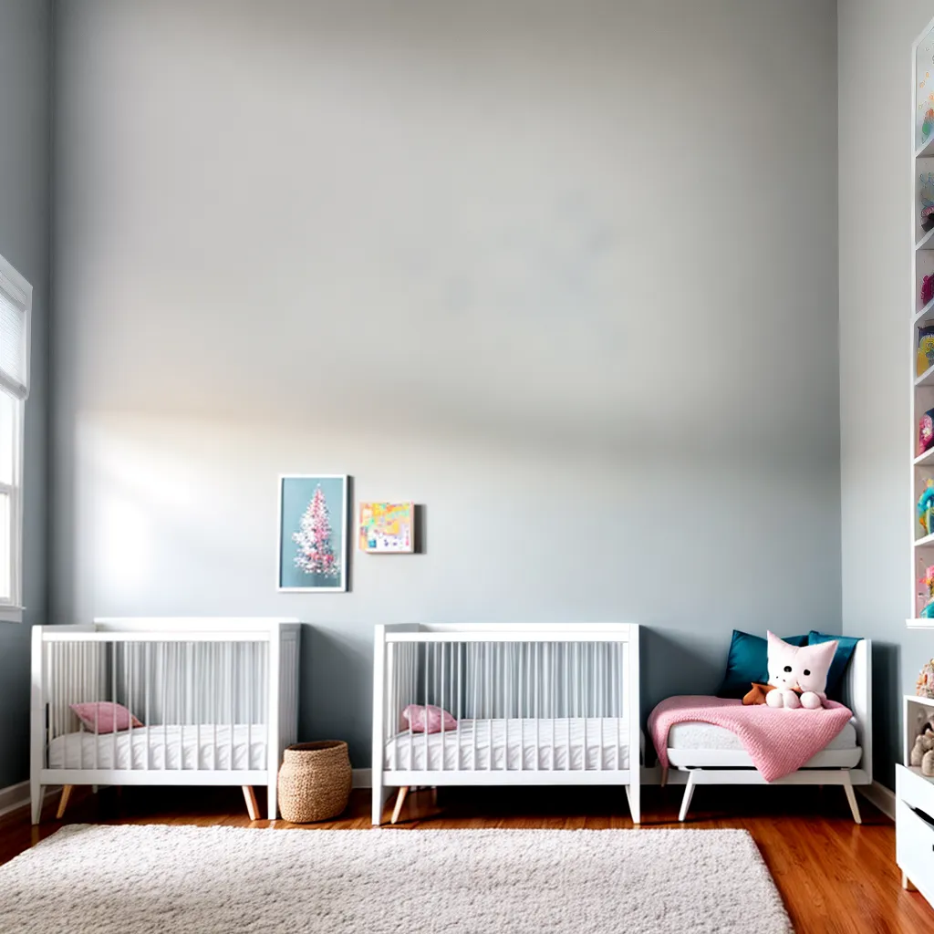 quarto gemeos fofo decoracao pastel