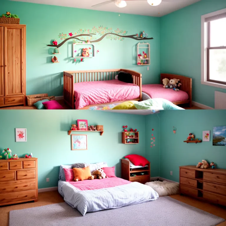 Decoração de quartos para gêmeos com temas de natureza