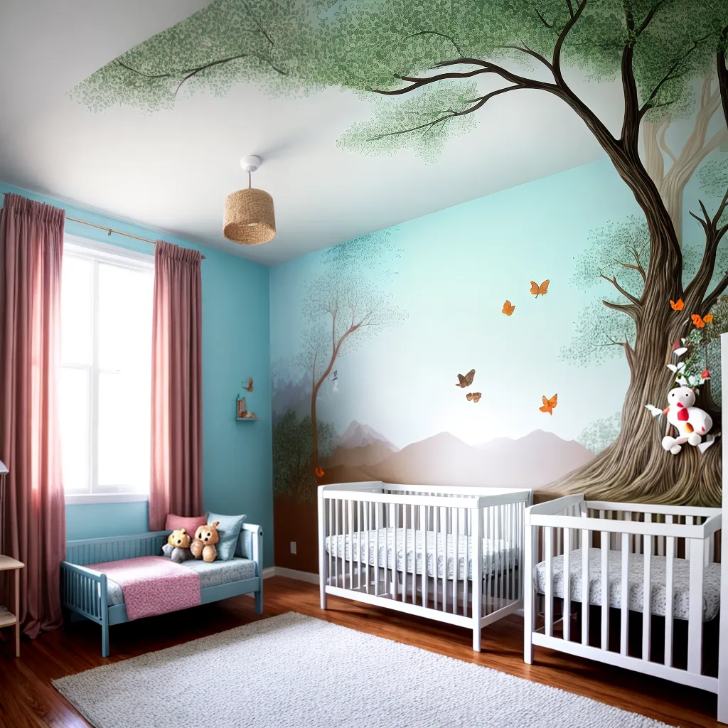 quarto gemeos natureza arvore bichinhos
