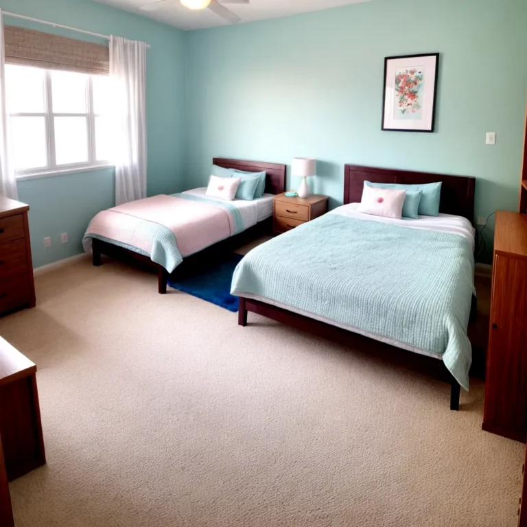 Decoração de quarto para gêmeos com base na feng shui