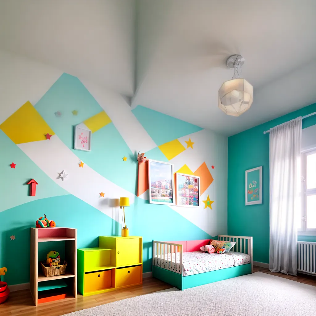 quarto bebes gemeos papeis parede