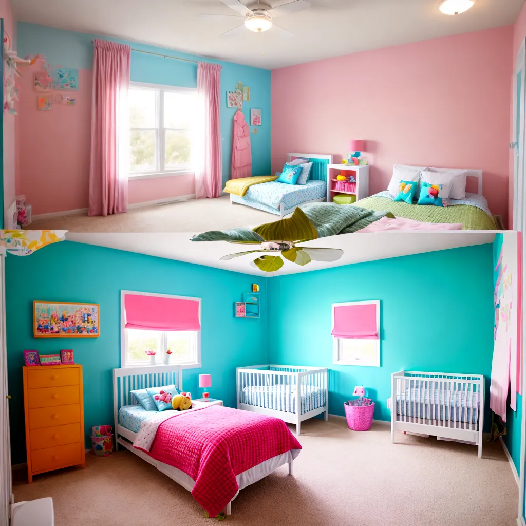 quarto gemeos criativo adaptavel