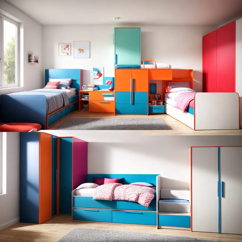 quarto modular gemeos criancas adaptavel