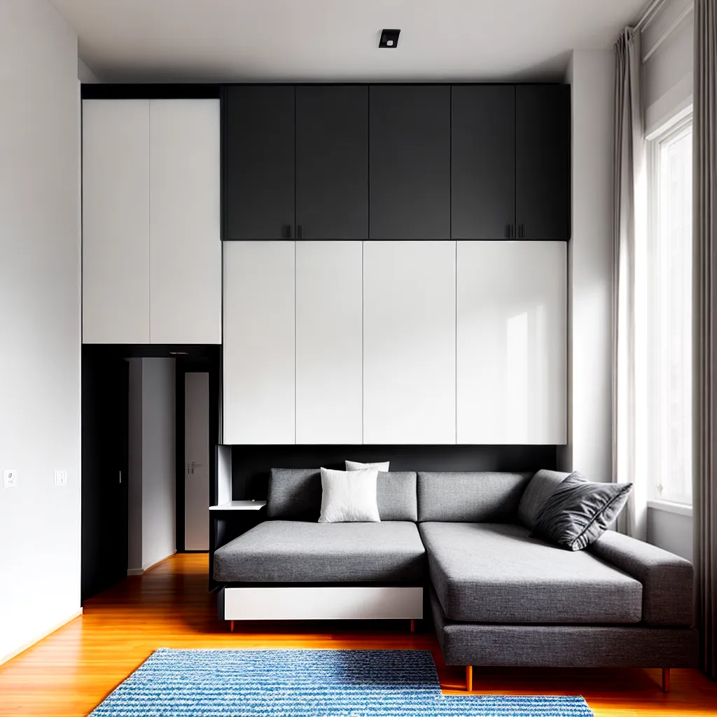 apartamento estudio minimalista espaco multifuncional