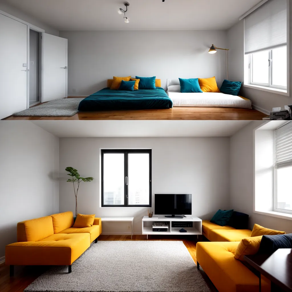 estudio apartamento minimalista loft
