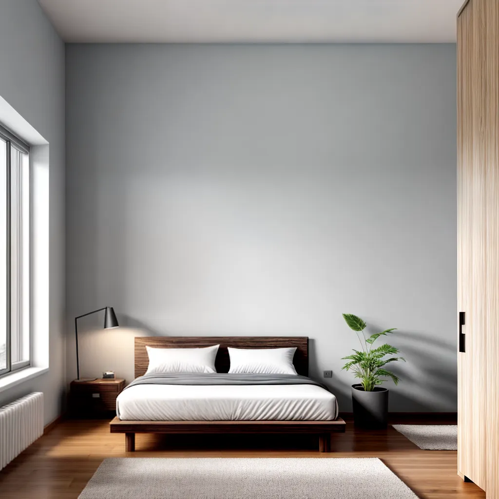 quarto solteiro minimalista funcional