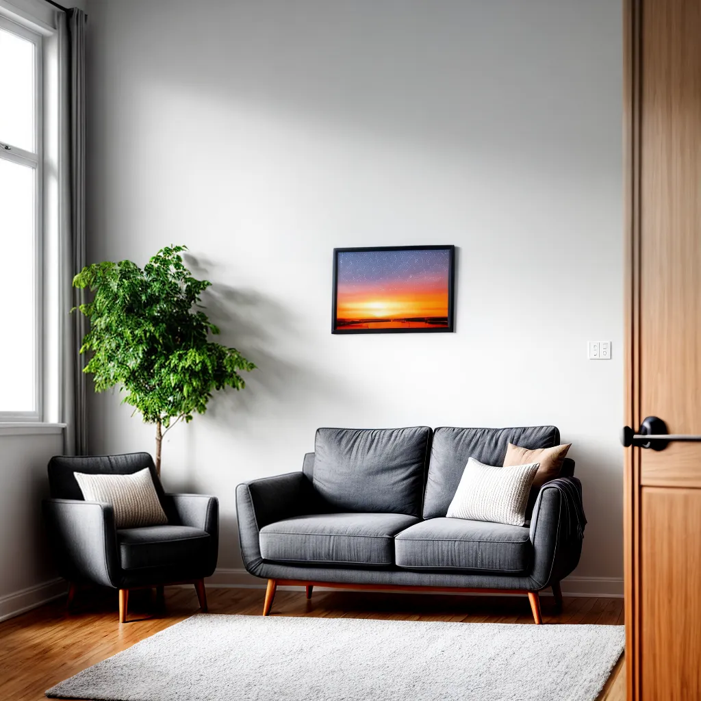 canto aconchegante apartamento moderno