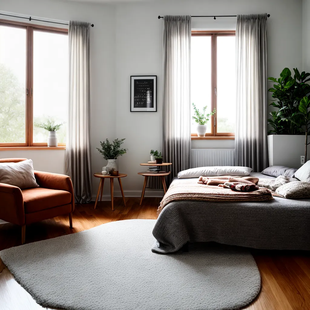 quarto acochoado minimalista luzes