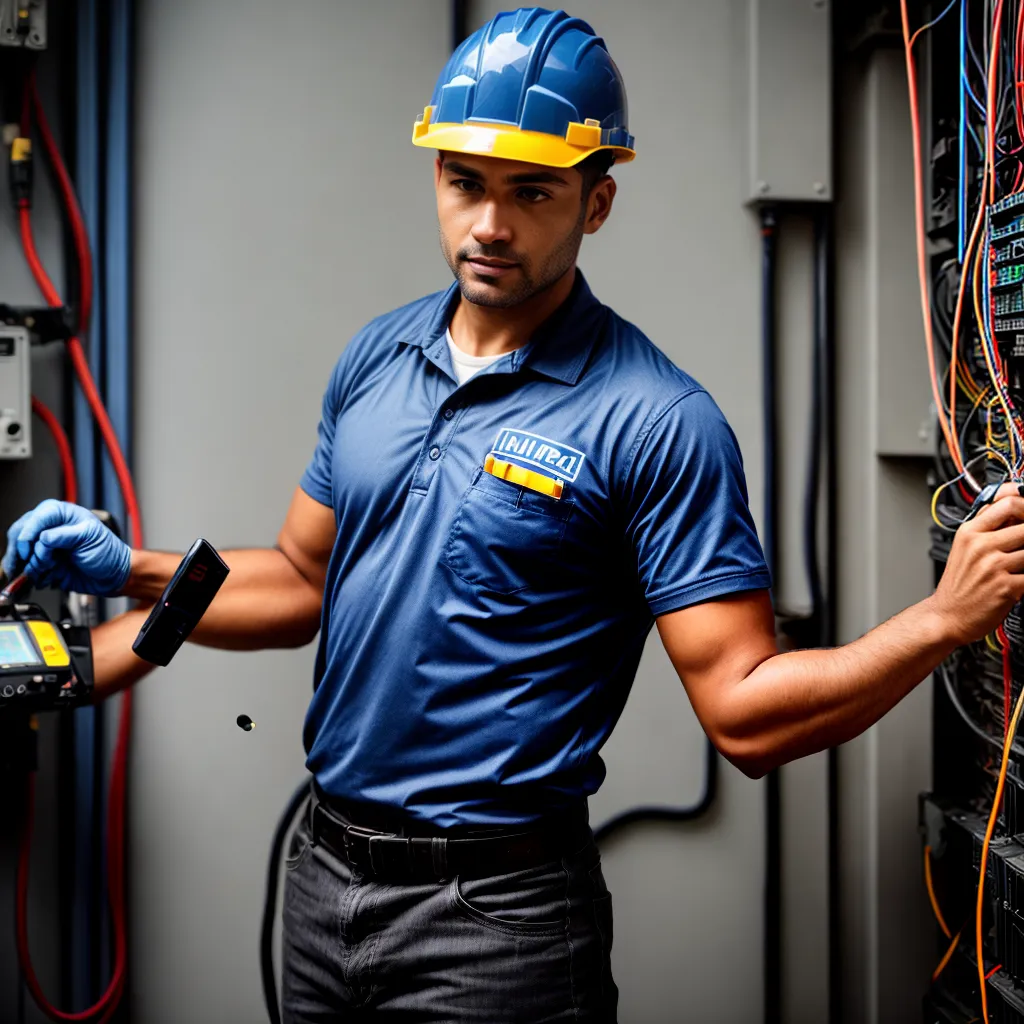 eletricista seguranca inspecao painel