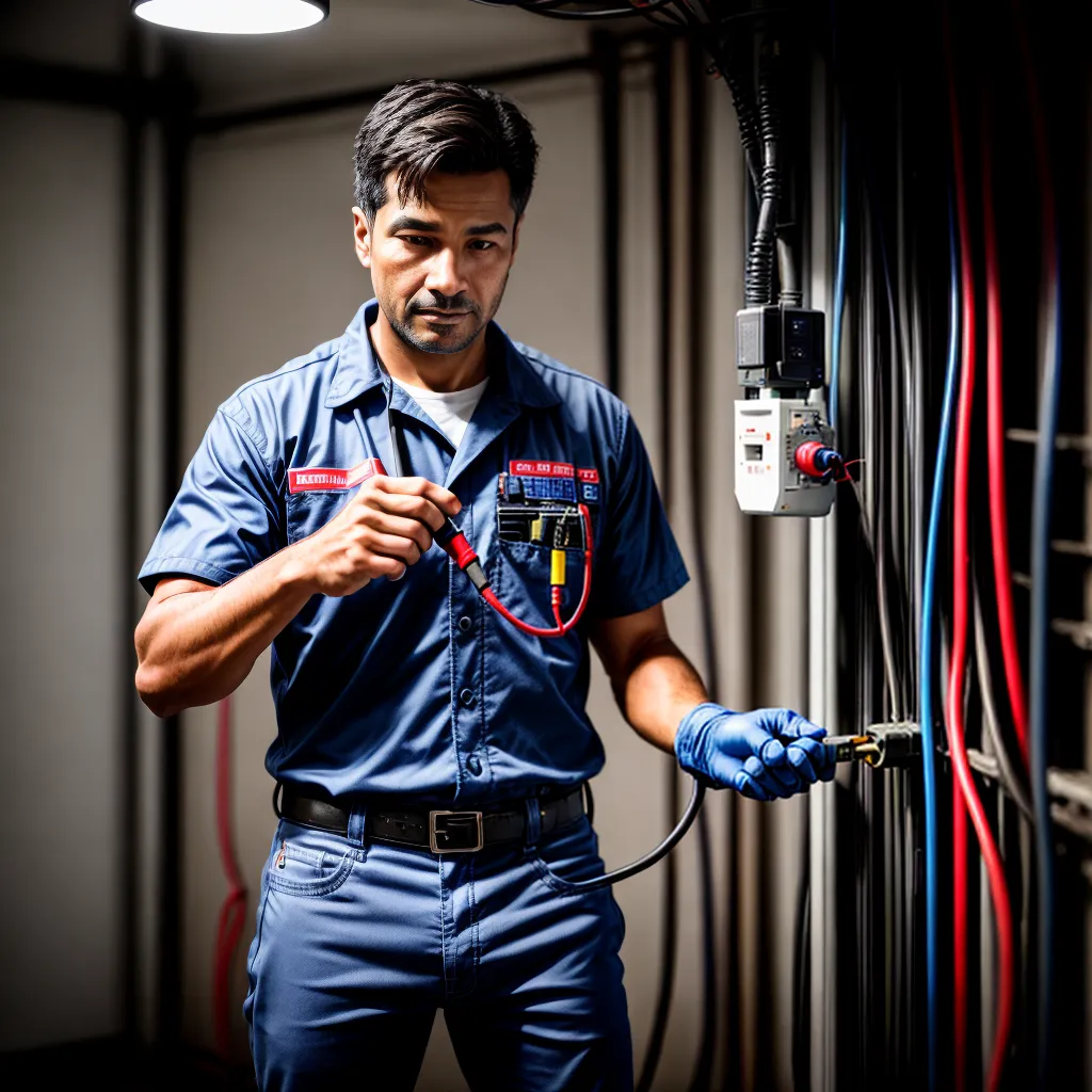 eletricista seguranca inspecao multimetro