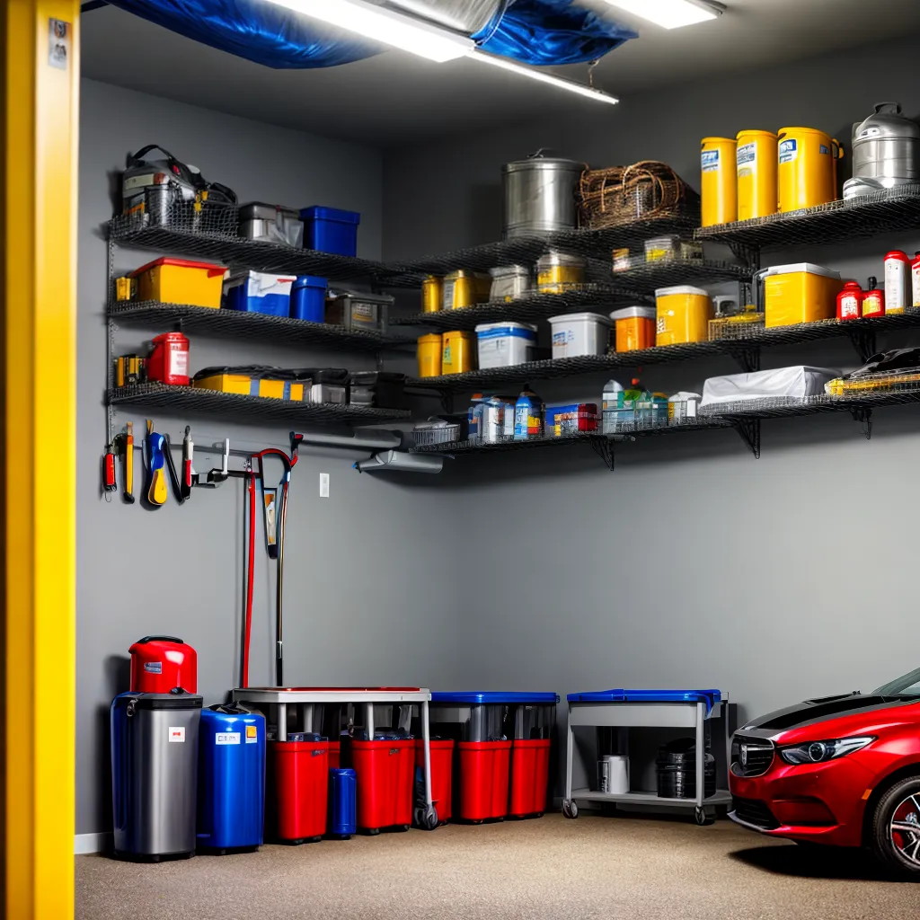 garagem organizada seguranca incendio