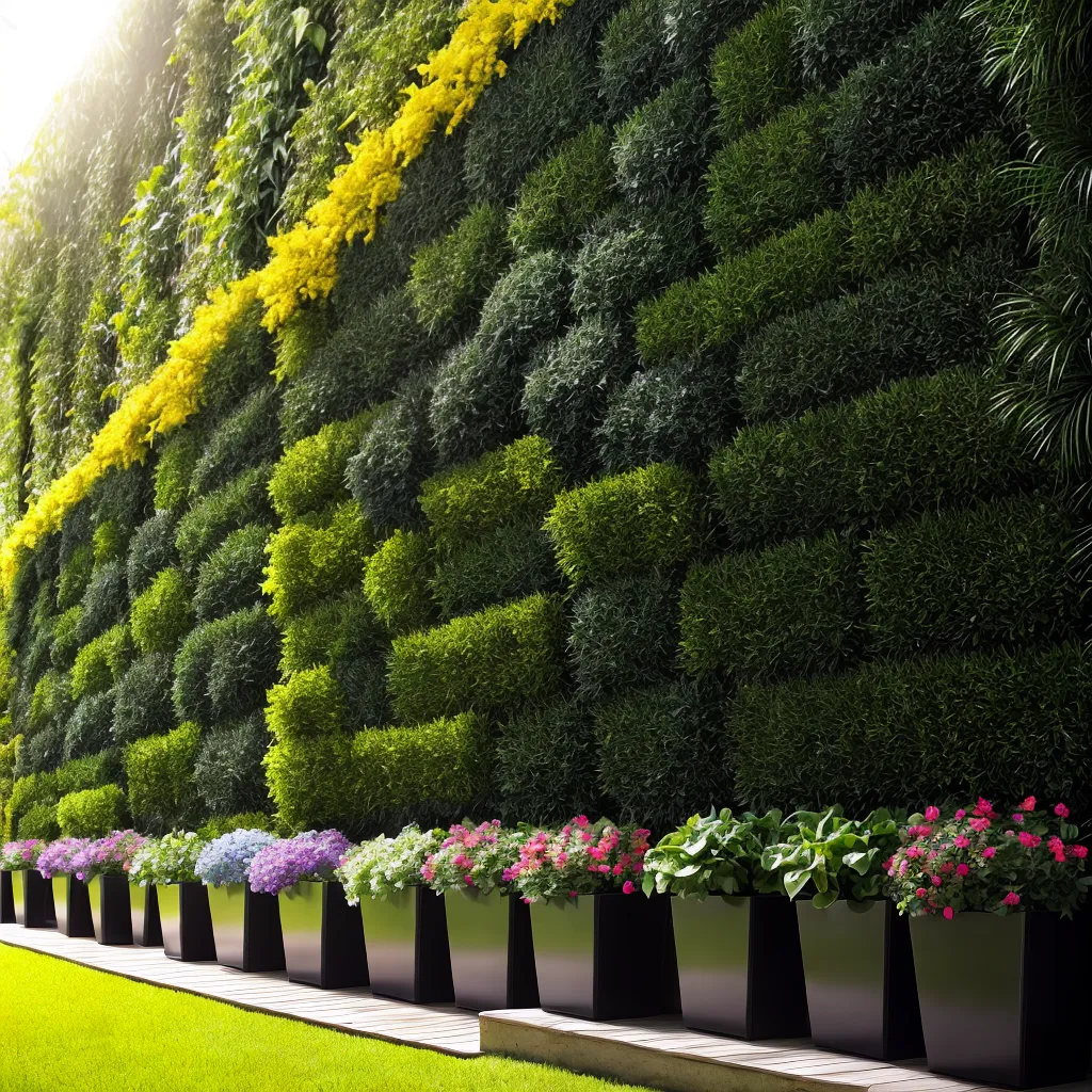 jardim vertical alface verde vibrante