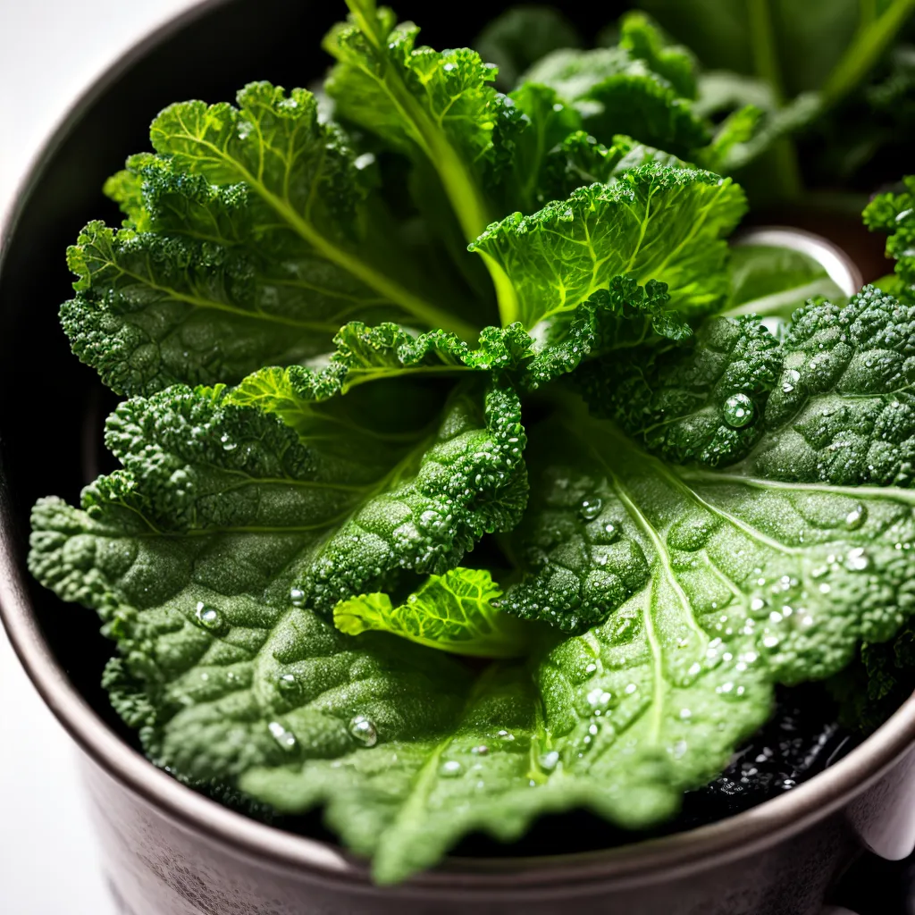 folha kale verde saudavel jardim casa