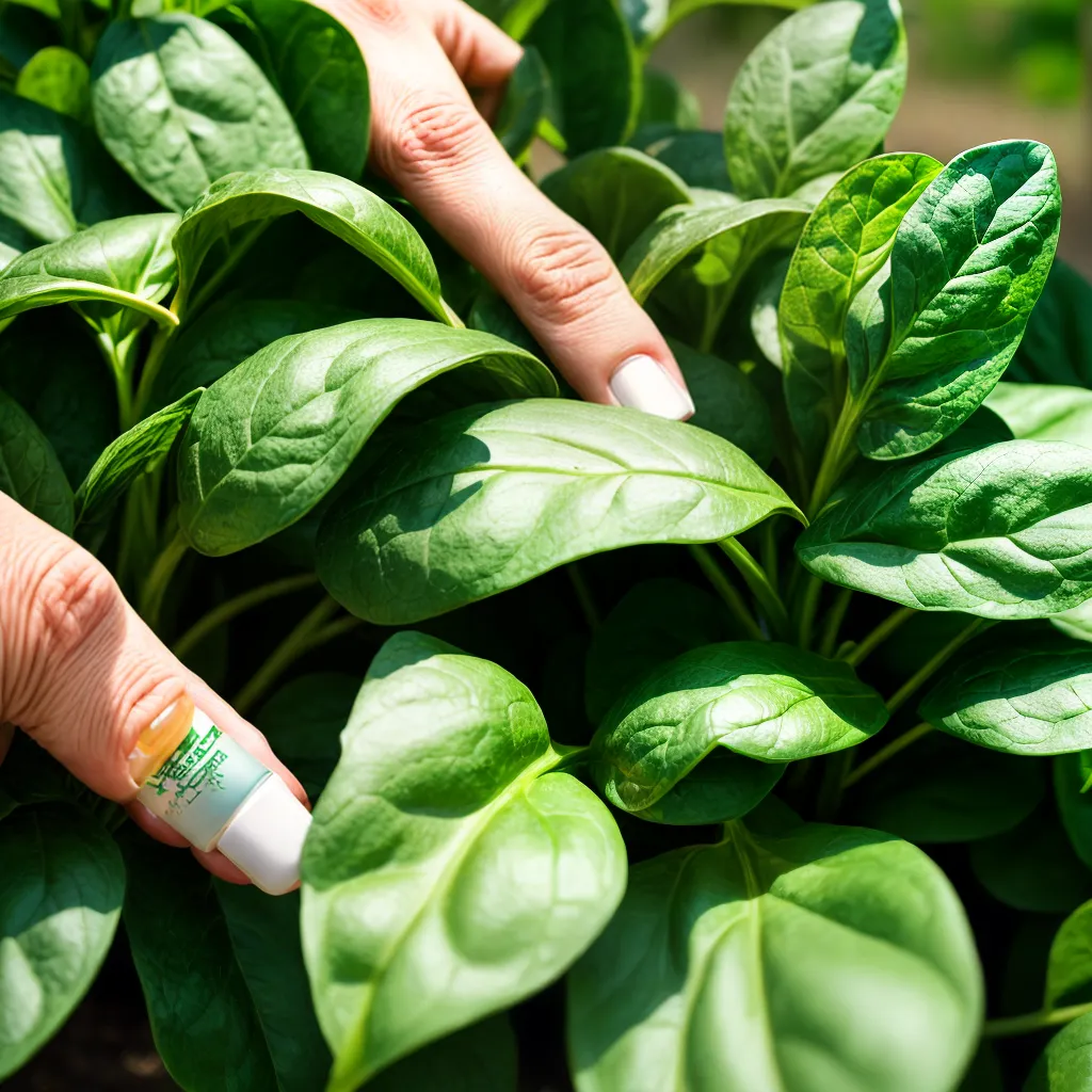 horta espinacas verdes colheita saudavel
