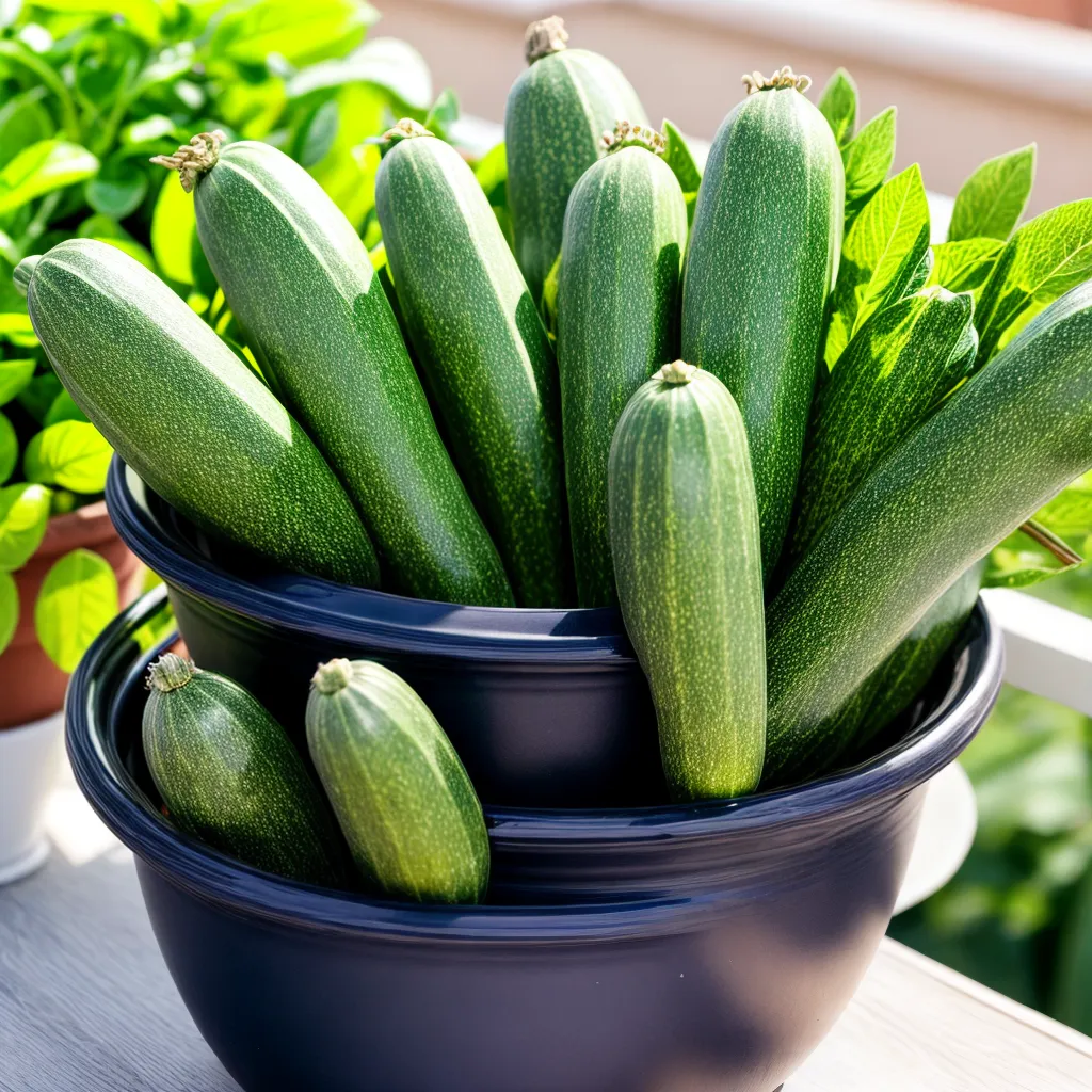 zucchini verde balcony cultivo colheita