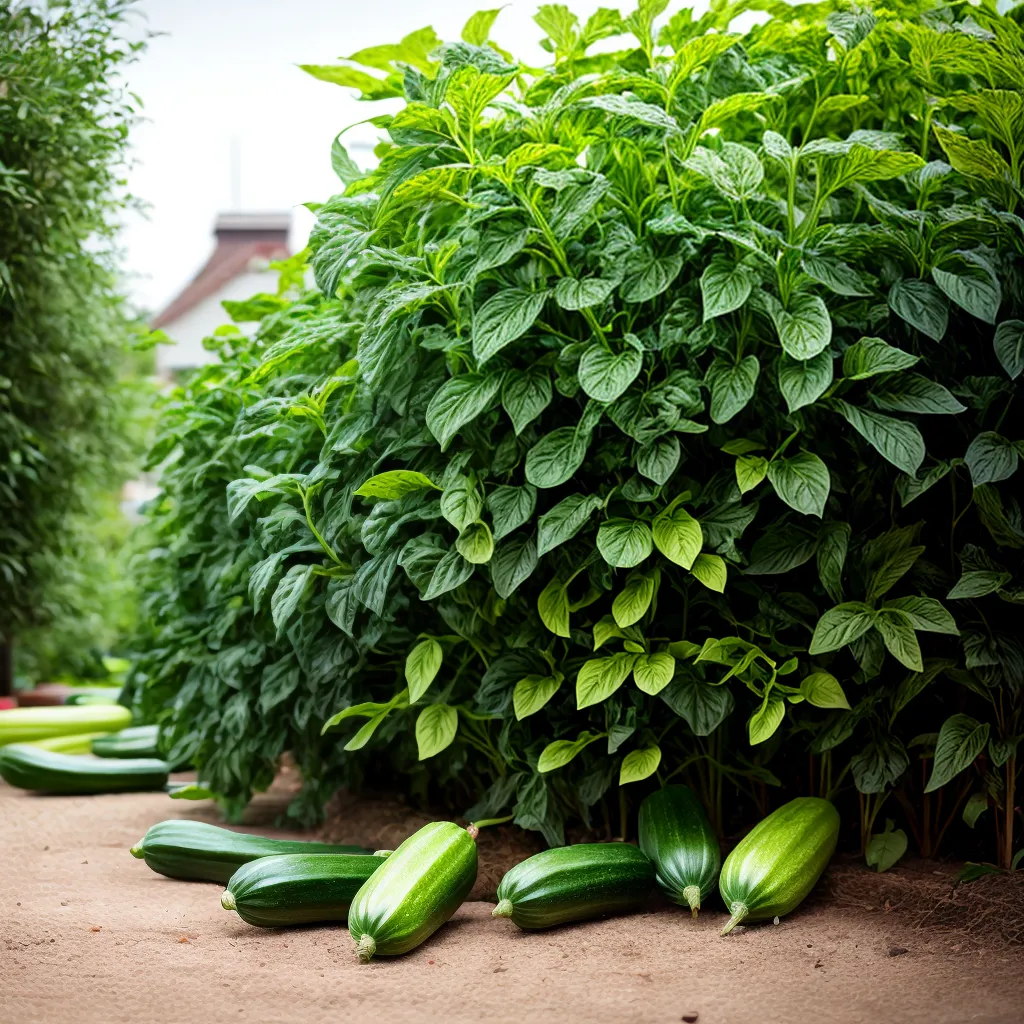 horta urbana abundancia zucchini