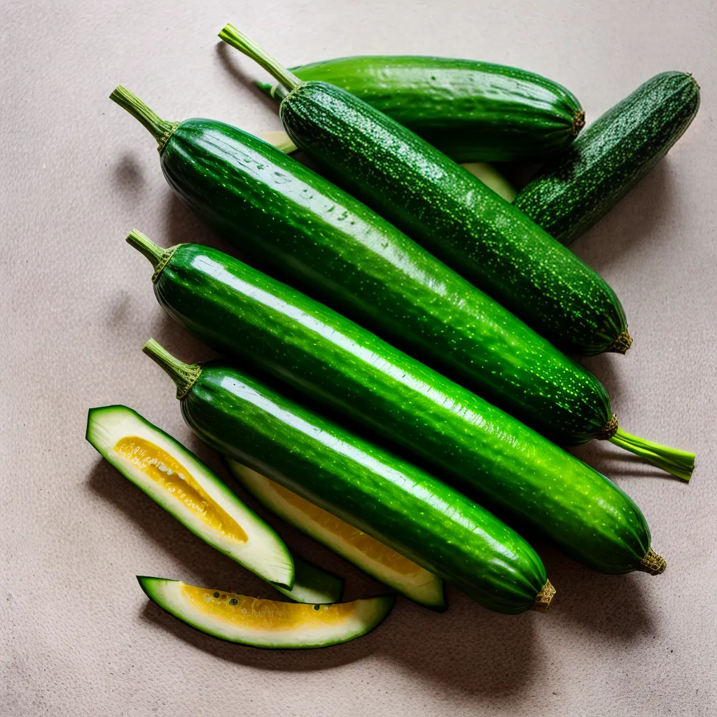 planta pepino jardim verde