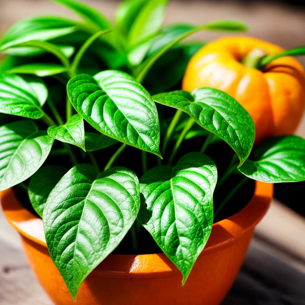 planta batata doce laranja potinho