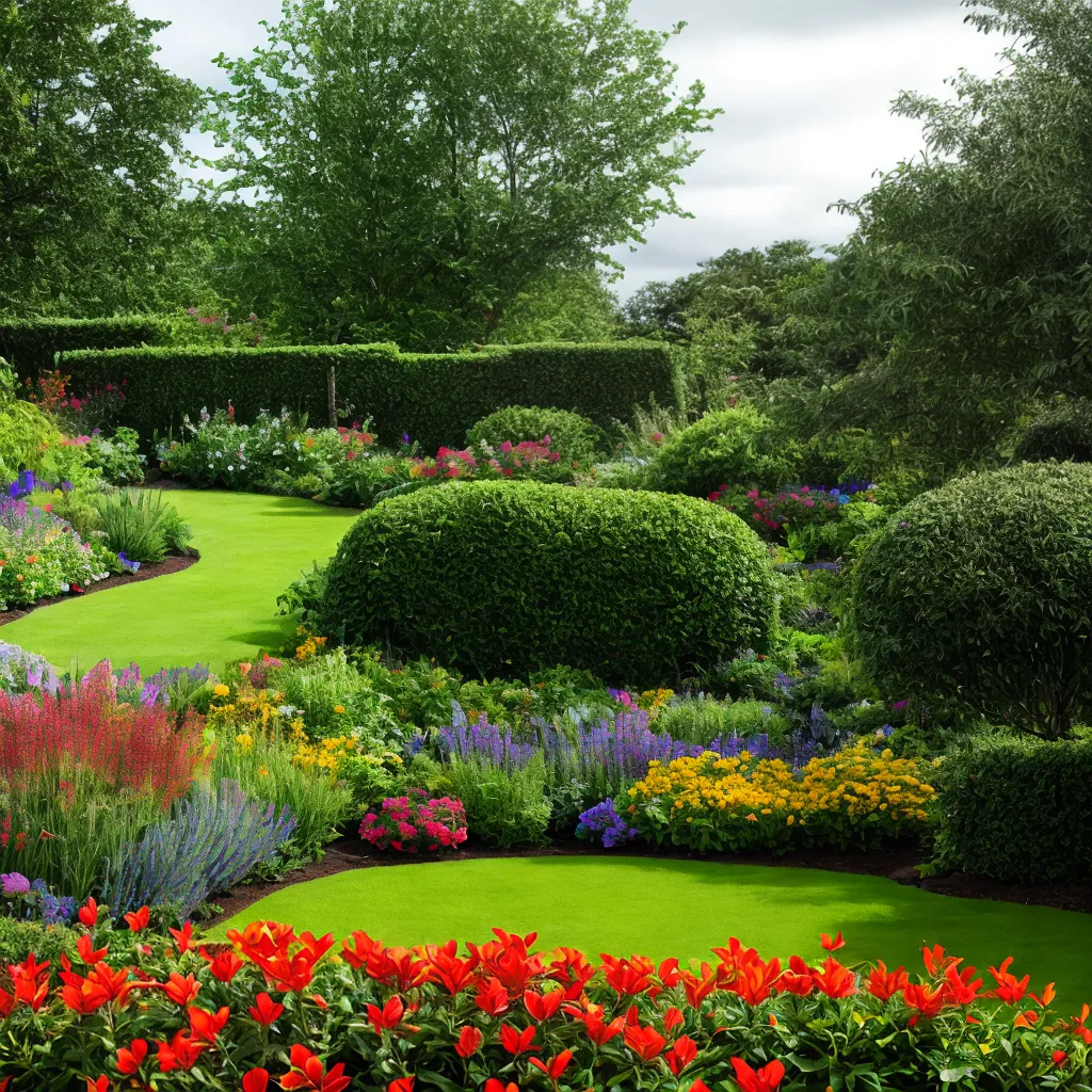 jardim resiliente chuva sol