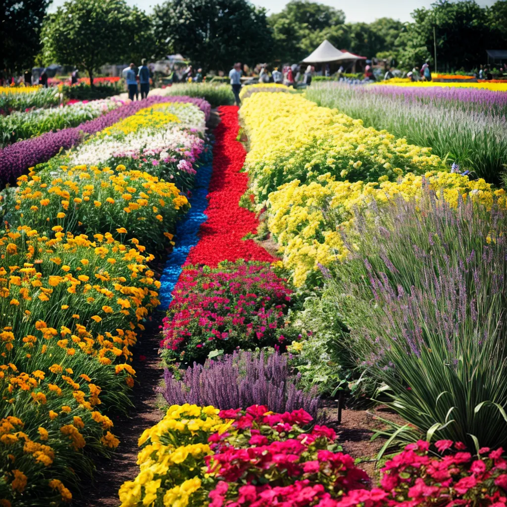 jardim comunitario flores vegetais alegria